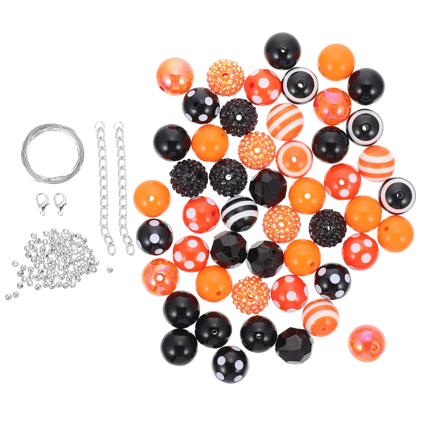 1Set Halloween Acrylic Beads Unique Elegant DIY Jewelry Making Supplies Good Using Feeling Craft Accessories Halloween Beads