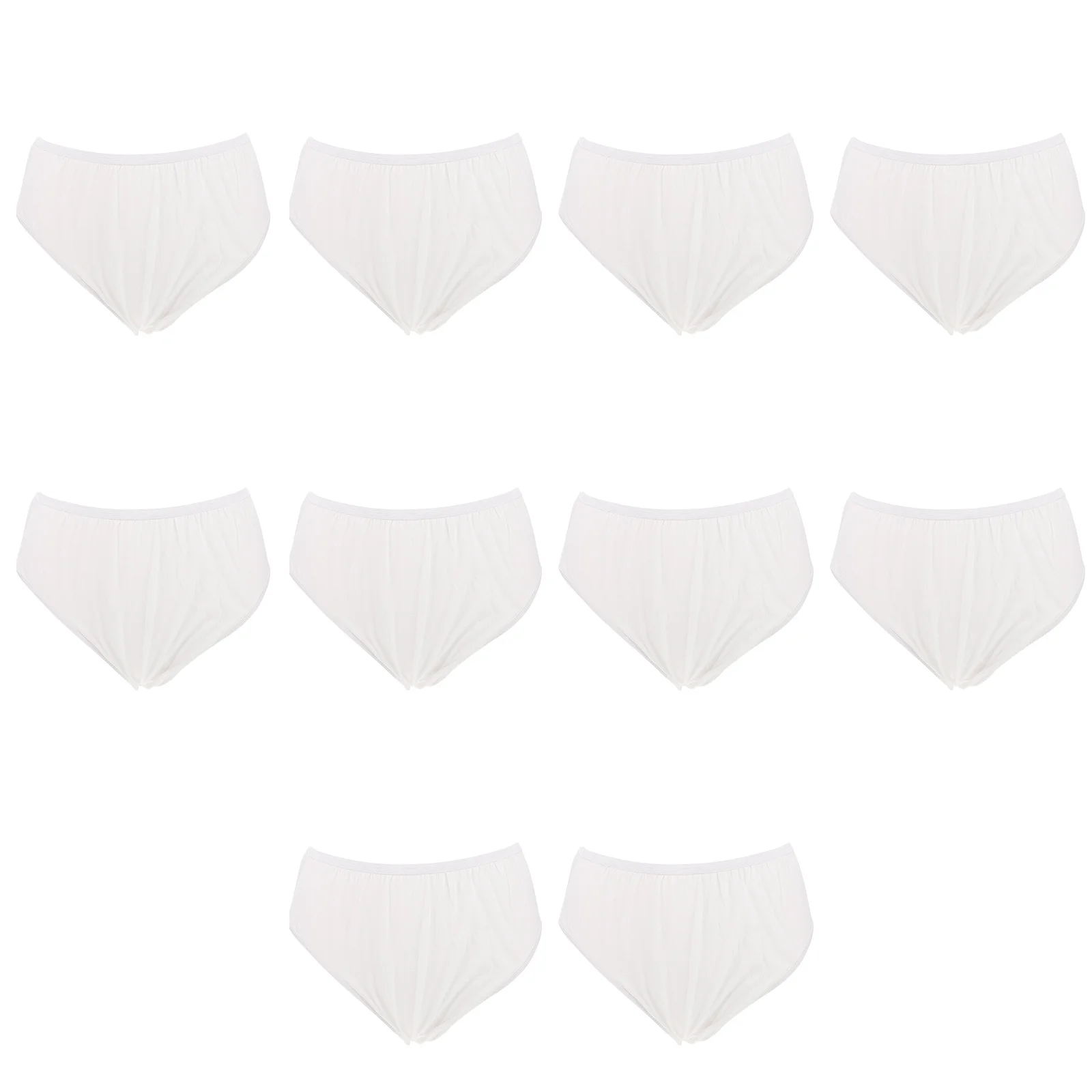 

10 Pcs 's Disposable Underpants Portable Briefs for Travel Underwear Mens One-time Use Wireless