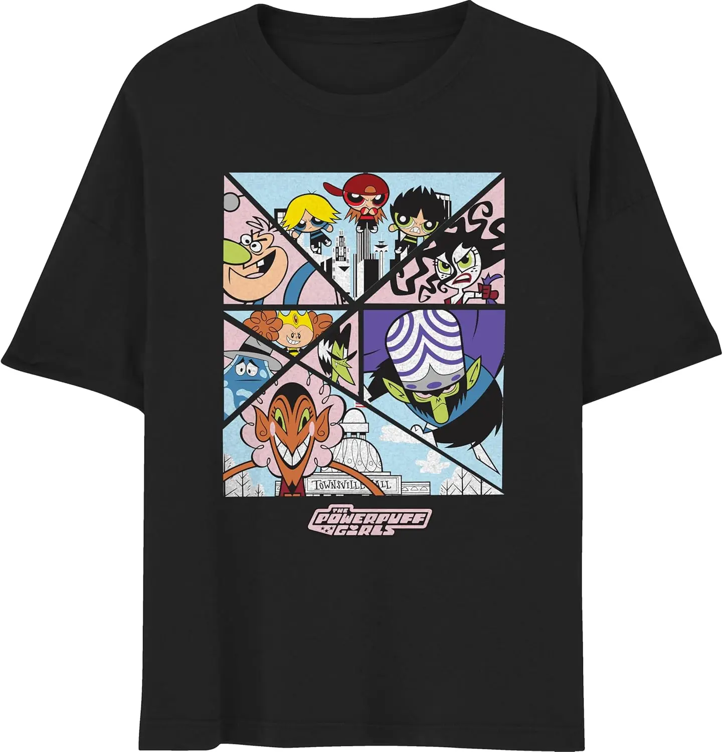 Powerpuff Girls Villains of Townsville Adult Unisex Short Sleeve T-Shirt