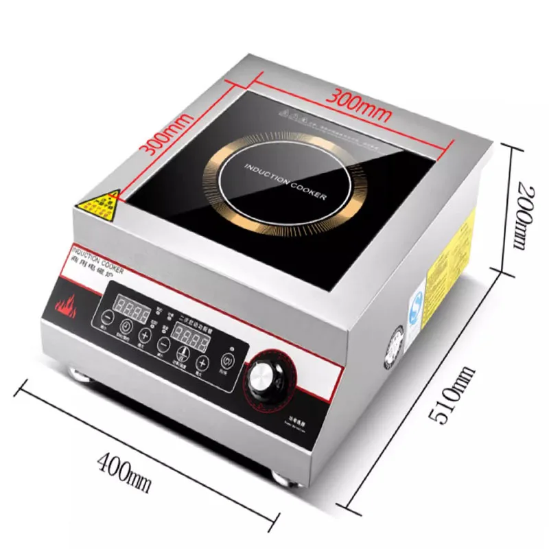 Commercial induction cooker 5000w flat high-power induction cooker 5kw commercial stove timed genuine restaurant stove commercia