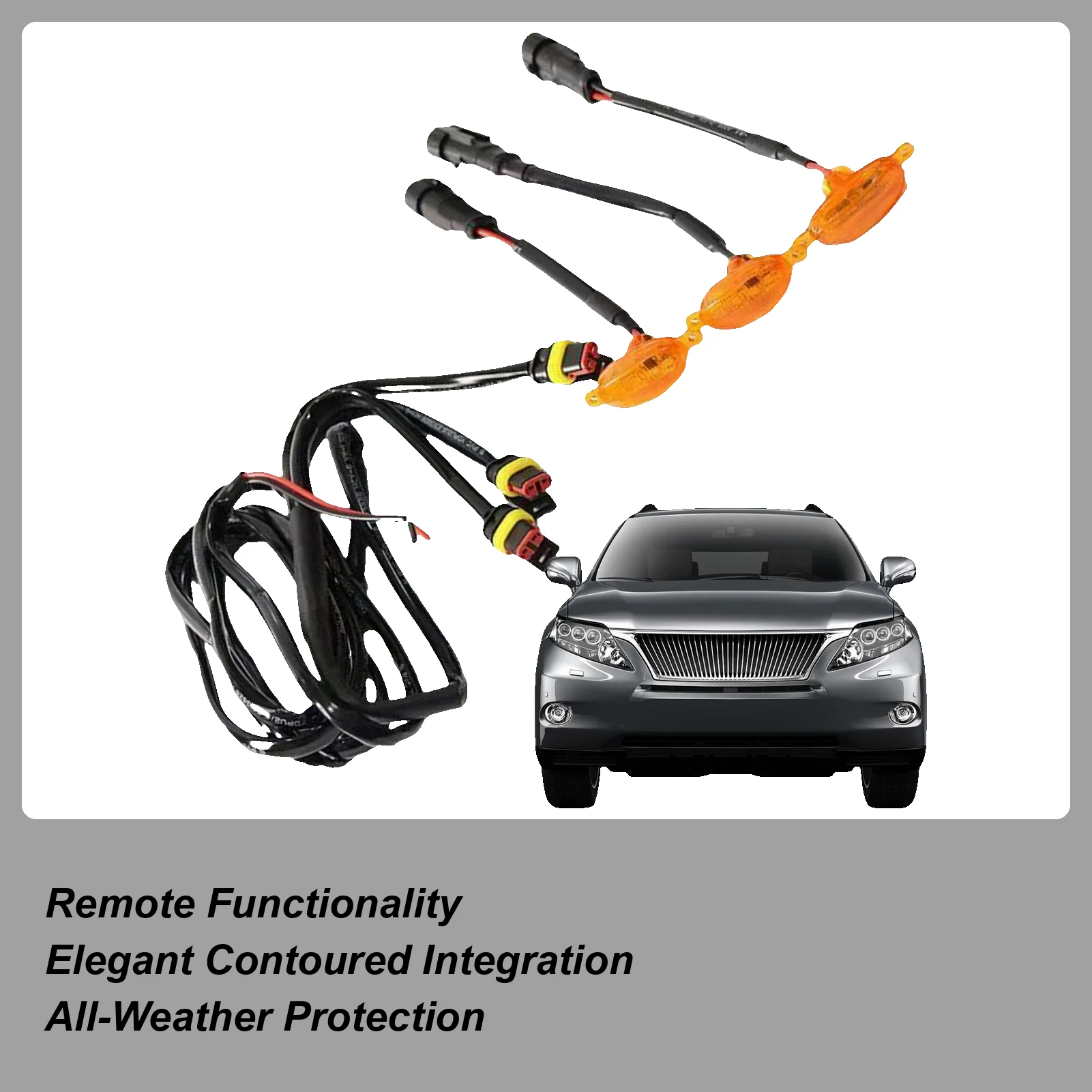 

For Ford F-150 Grille Lights For Vehicles Boost Visibility Safe Driving High Brightness LED Grille Lights For Camping Travel