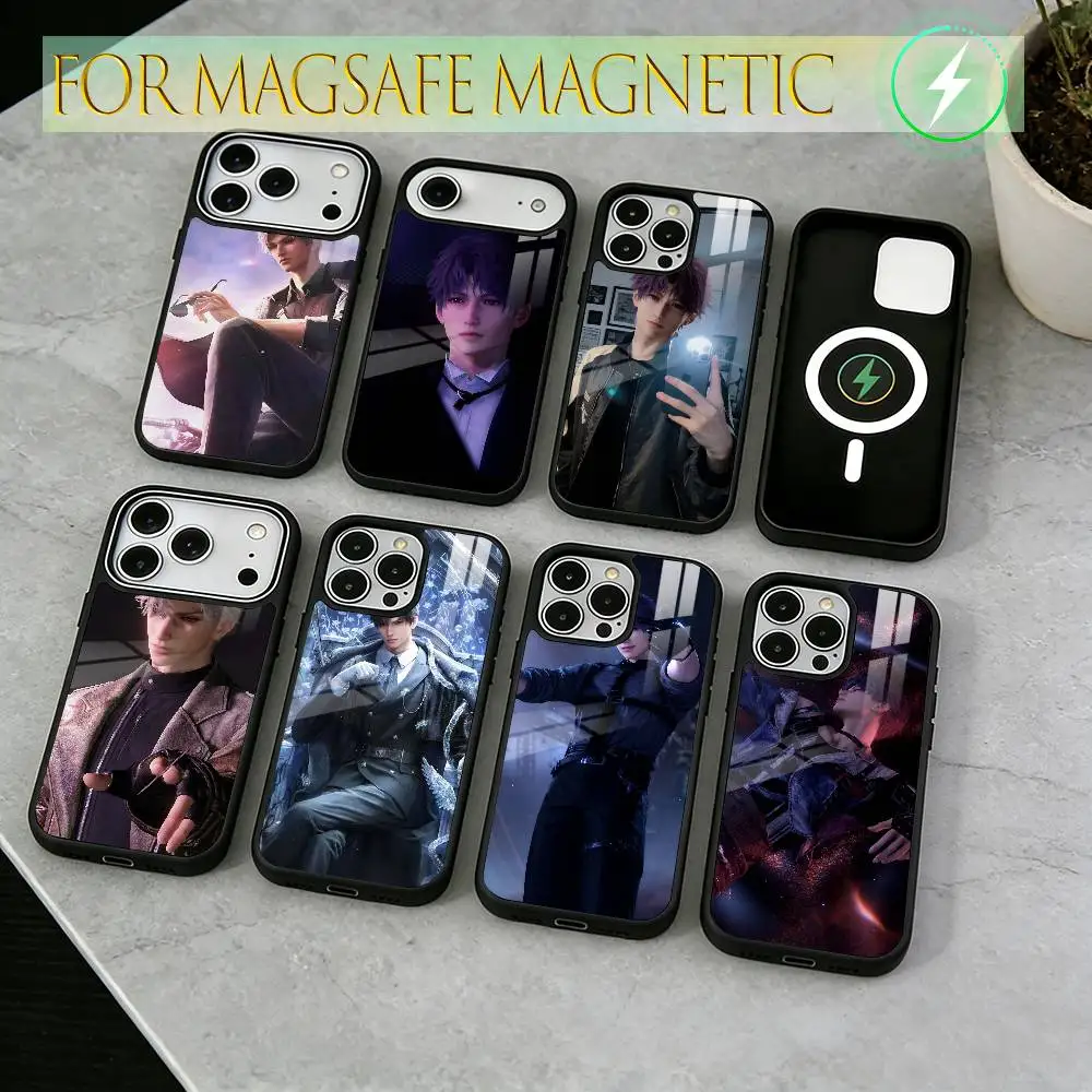

Love D-Deepspac Rafayel Sylus Phone Case For iPhone17,16,15,14,13,12,11 Plus,Pro Magnetic with Magsafe Wireless Charging