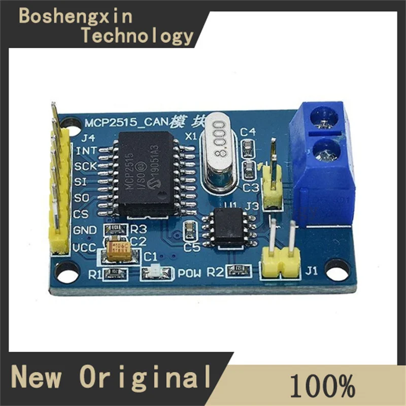 1 stks MCP2515 KAN bus module TJA1050 ontvanger SPI protocol 51 microcontroller programma routine