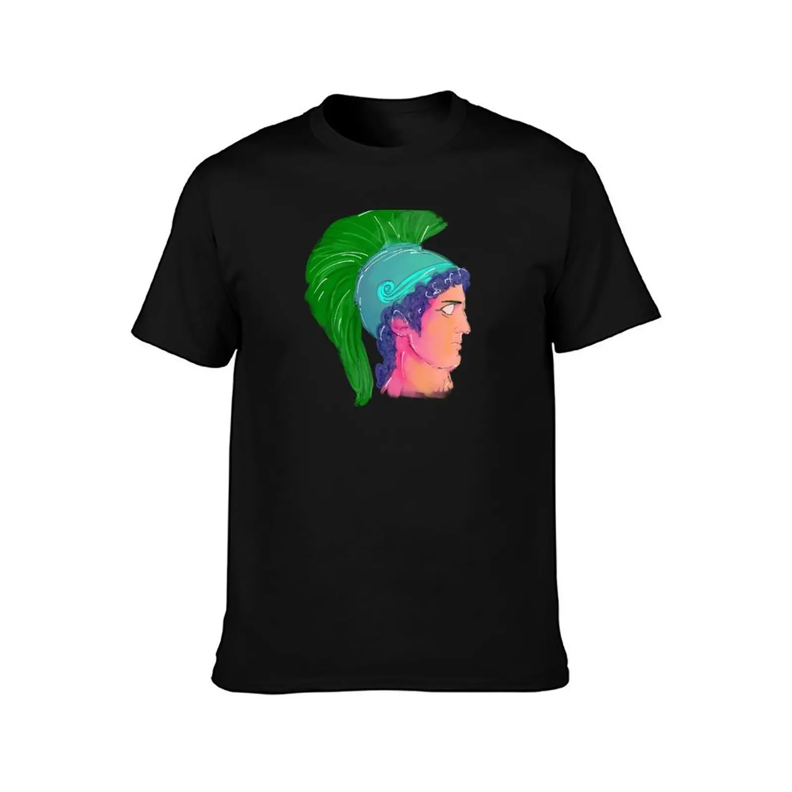 Theseus T-Shirt, Summer Casual Cotton Tee, Oversized Streetwear Tops, Vintage Graphic Print, Loose Fit Short Sleeve, 100% Cotton