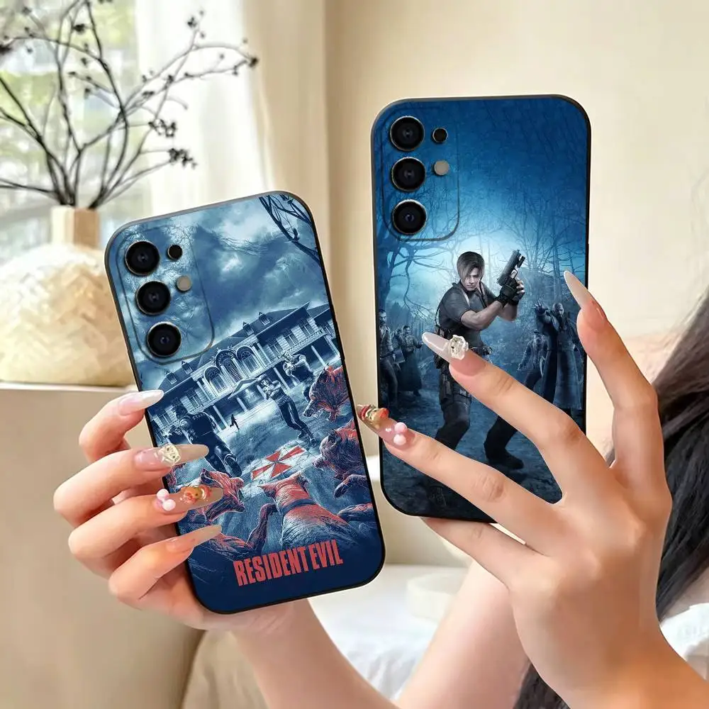 Hot selling Resident Evil gift Phone Case Black Silicone Soft For Samsung S25,S24,S21,S22,S23,S30,Ultra,S20,Plus,Fe,Lite