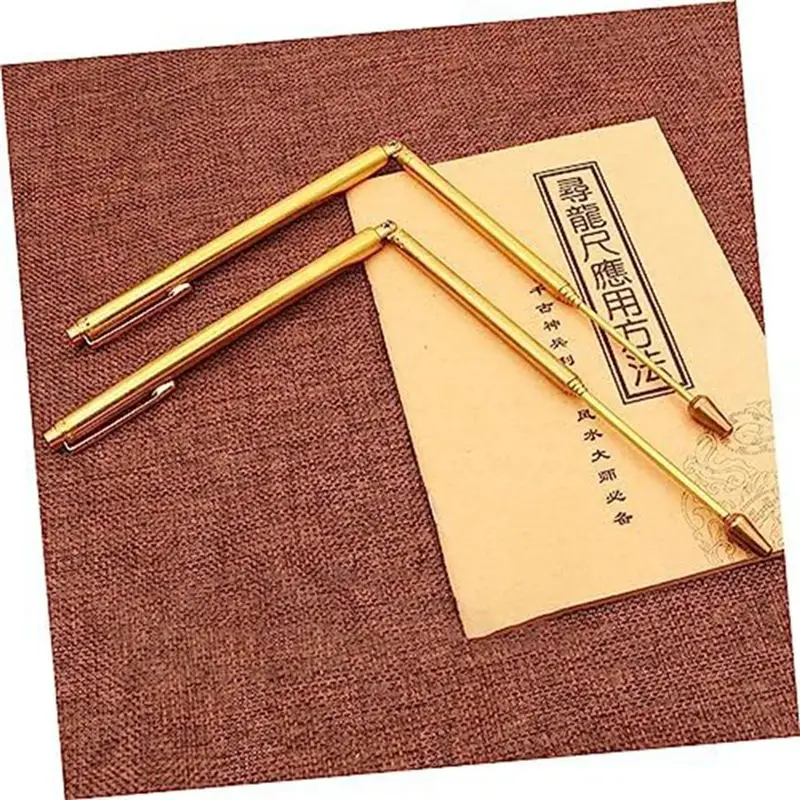 

ABJS Pen Shape Ruler Divining Rods for Water Metal Detector Stick Divining Measuring Rods Antenna Divining Tool Ruler