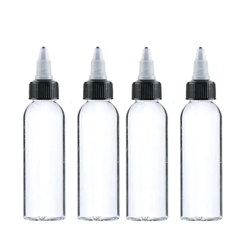 50Pcs 30ml-250ml Spike Squeeze Bottle Liquid Storage Bottles Oz Pointed Mouth for Liquids Small Plastic Transparent The Pet DIY