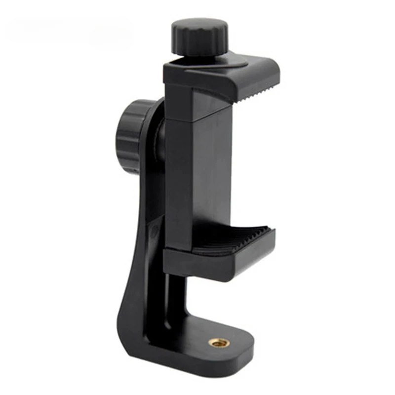 360 Degree Mobile Phone Clip Compatible With All 1/4 Screw Cellphone Holder Tripod Mount Desk Tripod Adapter For Samsung iphone