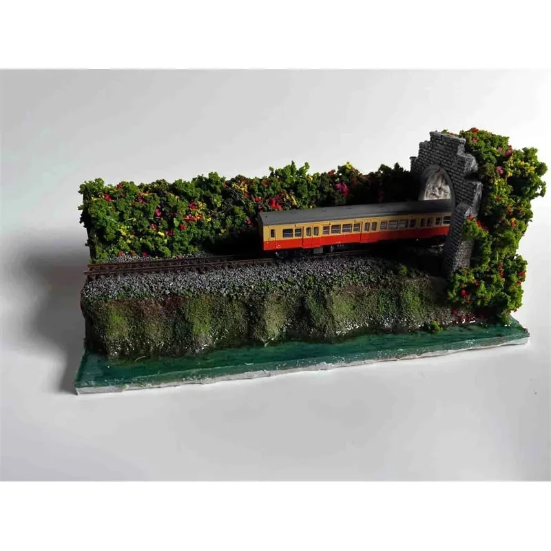 

1/160 N Scale Railway Model Train Tunnel Model Scene Miniature Collection Sand Table Landscape Assemble Model