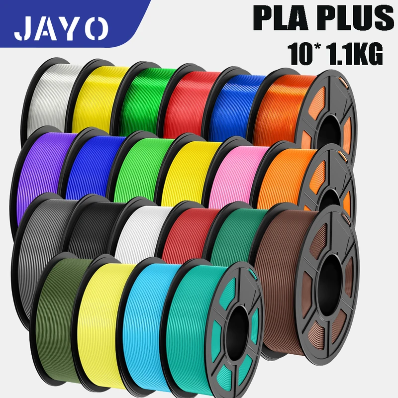 PLA Plus Filament 10 Rollen 1,75 mm gemischte Farben
