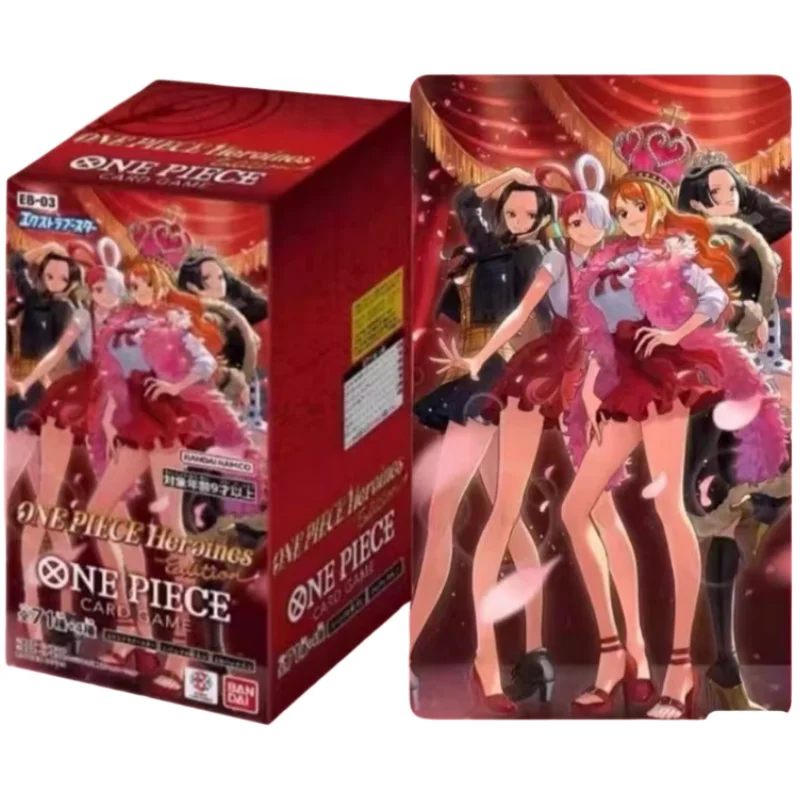 الرسمية حقيقية بانداي قطعة واحدة أنيمي EB03 اليابانية OPCG الثالثة رصاصة بطاقة الملحق حزمة سلسلة لعب الأطفال