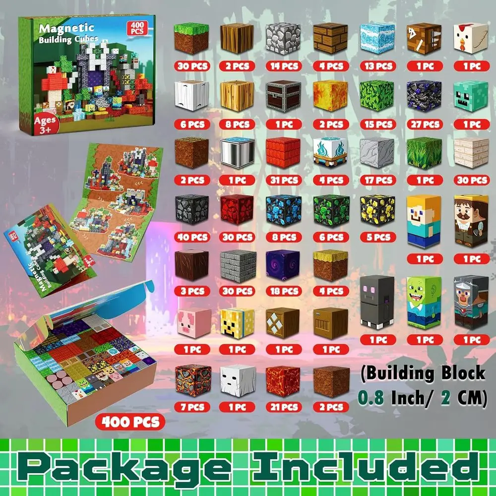 Magnetische Bausteine für 4–8 Jahre – STEM-Spielzeug für Jungen und Mädchen, Montessori-inspiriert, sensorisches Spiel, ideal für Geschenke