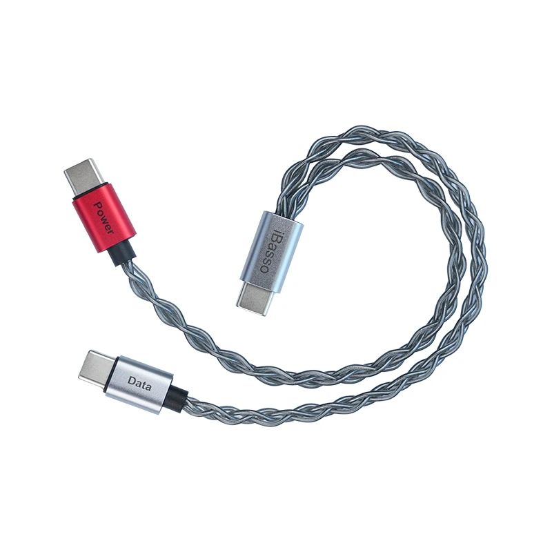 IBasso CB19C USB-C-Kabel-Dongle, separates Stromkabel, Typ C zu C, unterstützt Cayin HIBY FIIO TANCHJIM MOONDROP DAC-Decoder