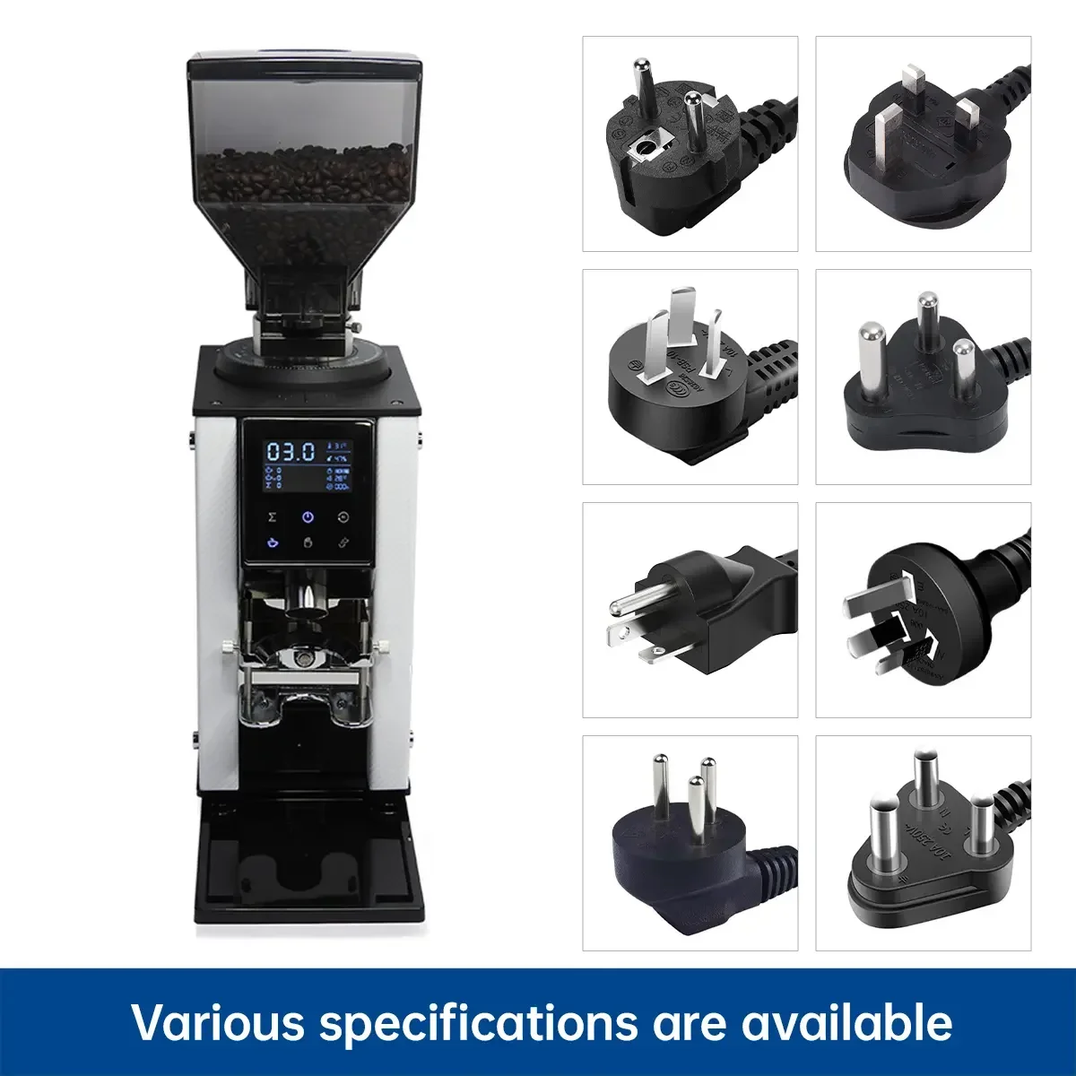 High Quality Professional Commercial Electric Coffee & Soybeans Grinder with Time Control ZF64/ZF64P Factory Wholesale