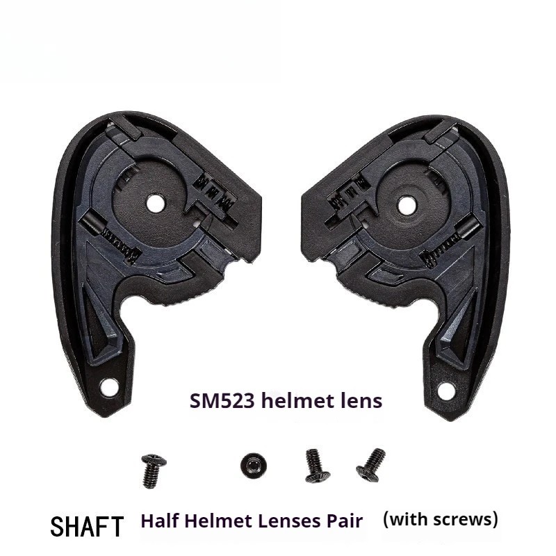 Helmet Lens Base Helmets Gear Plate Repair Parts Helmet Lens Fixing Base for Shaft SM523 for SHAFT OPEN FACE Helmet