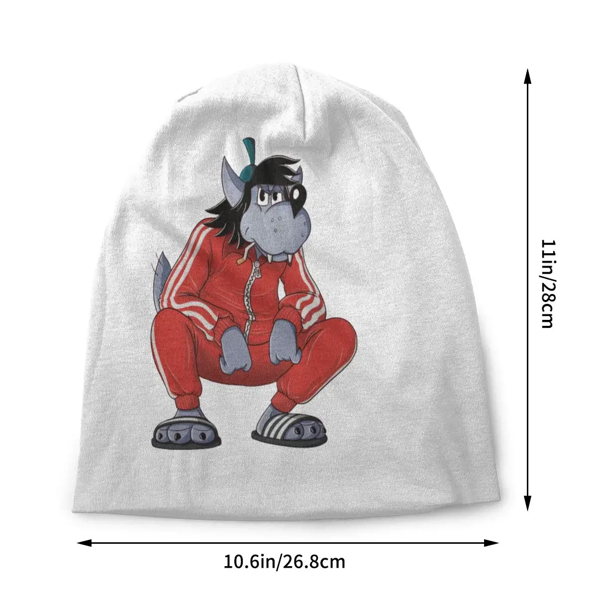 Nu Pogodi Tracksuit Squat Wolf Caps Cool Skullies Beanies Russian Hat Men Women Adult Summer Warm Dual-use Bonnet Knitting Hats