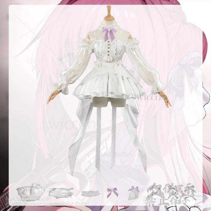 Аниме-игра NIKKE: The Goddess Of Victory, косплей, костюм Дороти Каваи, сексуальный костюм Джирай Ка для девочек, Лолита, розовые милые парики на Хэллоуин