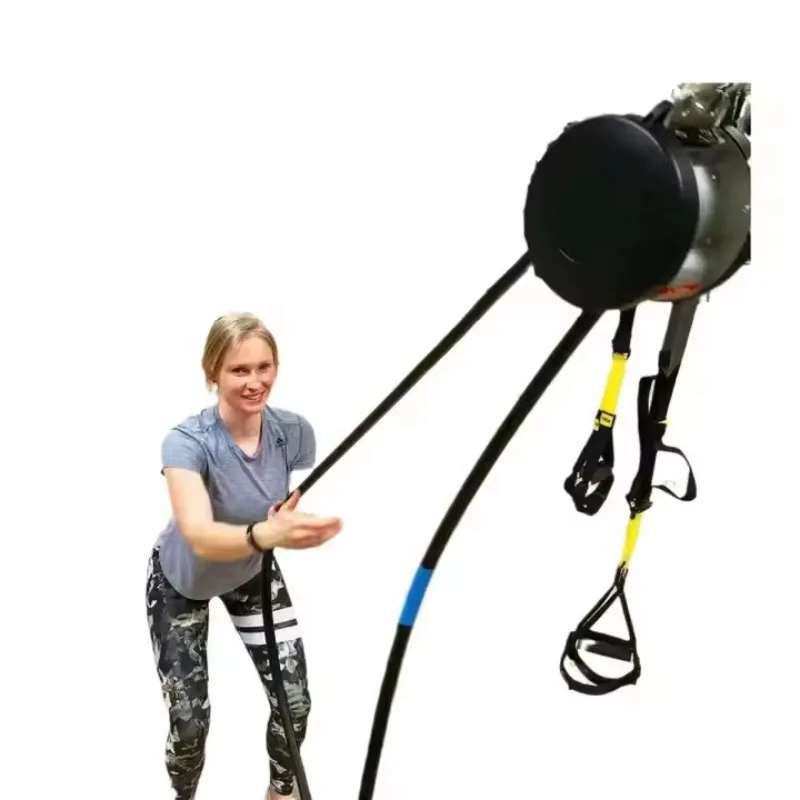 Endless Rope Resistance Trainer | 1-6 Levels Adjustable TPU & Aluminum Fitness Machine