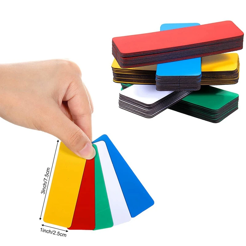 ป้ายแม่เหล็กแบบแห้งลบได้สติกเกอร์แม่เหล็กแบบใช้ซ้ำได้สติกเกอร์ติดฉลากแบบแม่เหล็กกันน้ำ papan Nama แบบแห้ง