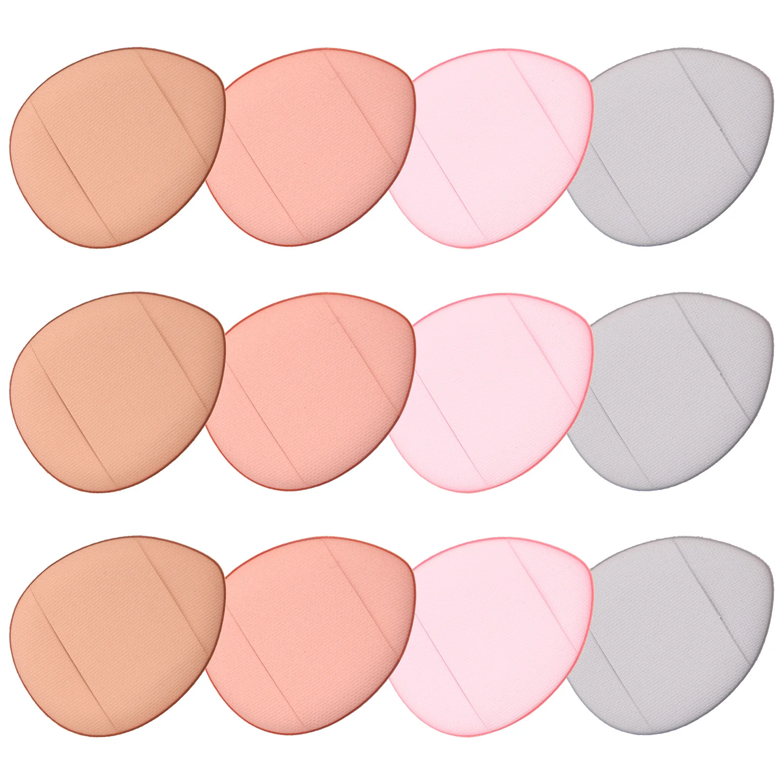 12 Uds Mini corrector en polvo pequeñas herramientas de maquillaje suave y cómodo base facial mezcla Puff para mujeres