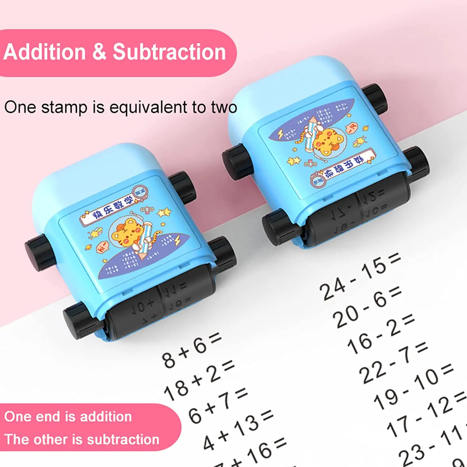 smart math roller stamp para problemas de matematica selo ensino digital math practice question maker 01