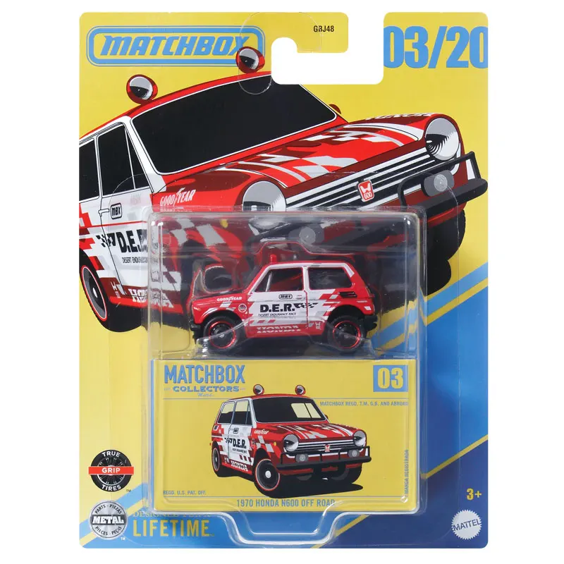 2025 Matchbox Collectors #01-05 Honda N600 Off Road Benz EQS Ford Bronco BMW M5 Police 1/64 Diecast Model Car Toy GBJ48