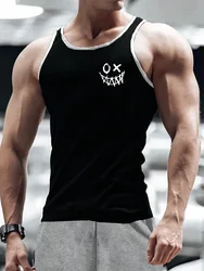 Summer Fitness Exercise Breathable Men's Tank Top Outdoor Sports Loose Comfortable Men's Tank Top Street Fashion Men's T-shirt