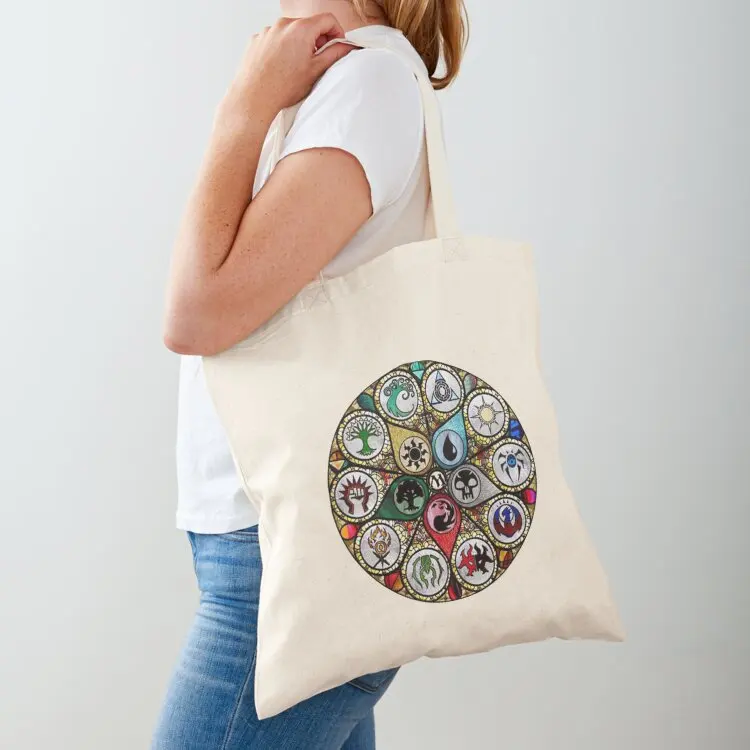 

MTG Stained Glass Fanart Tote Bag Big bag women cute pouch bag great Shopper
