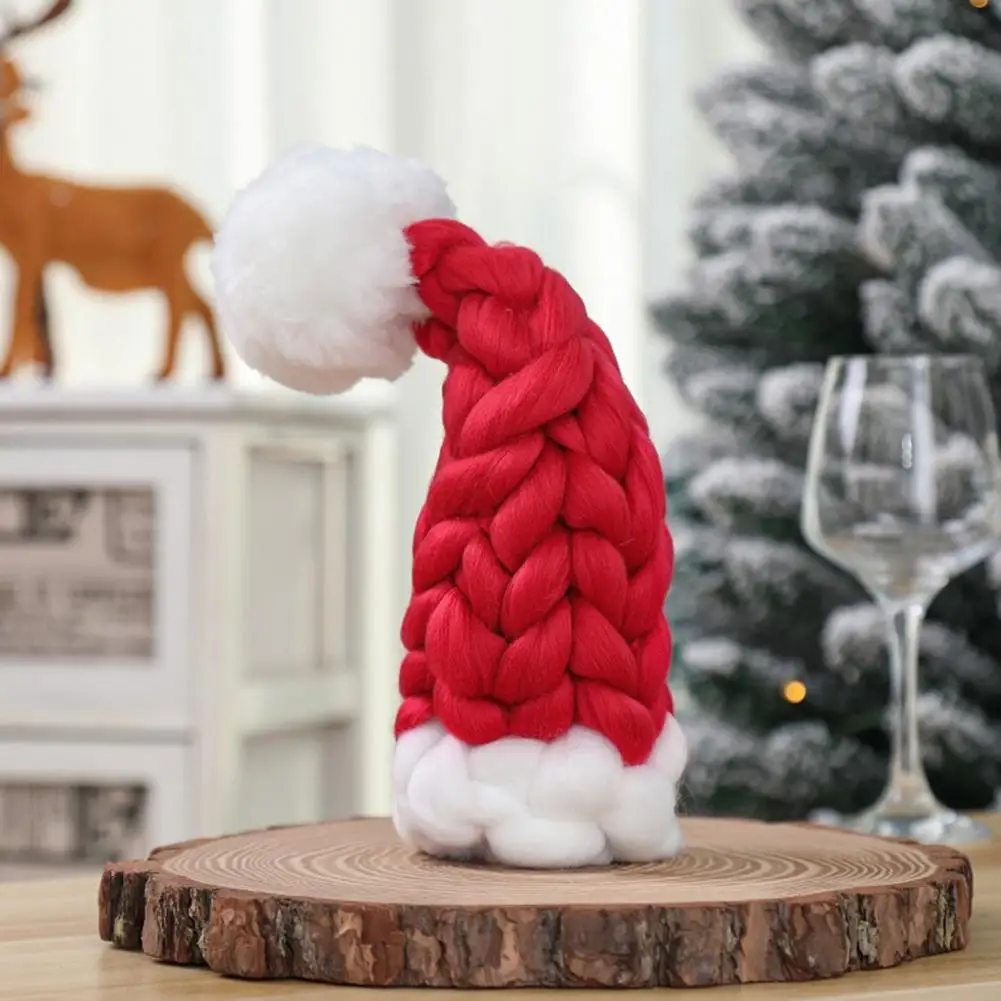 Christmas Wine Bottle Decoration Festive Christmas Wine Bottle Covers Santa Hat Santa Suit Xmas for Holiday for Holidays