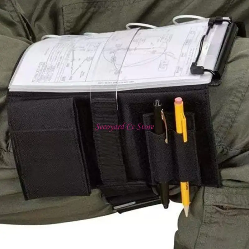N3UC Multipurpose Kneepad Clipboard For Pilots Transport Offering Adjustable Strap And Holding Zones