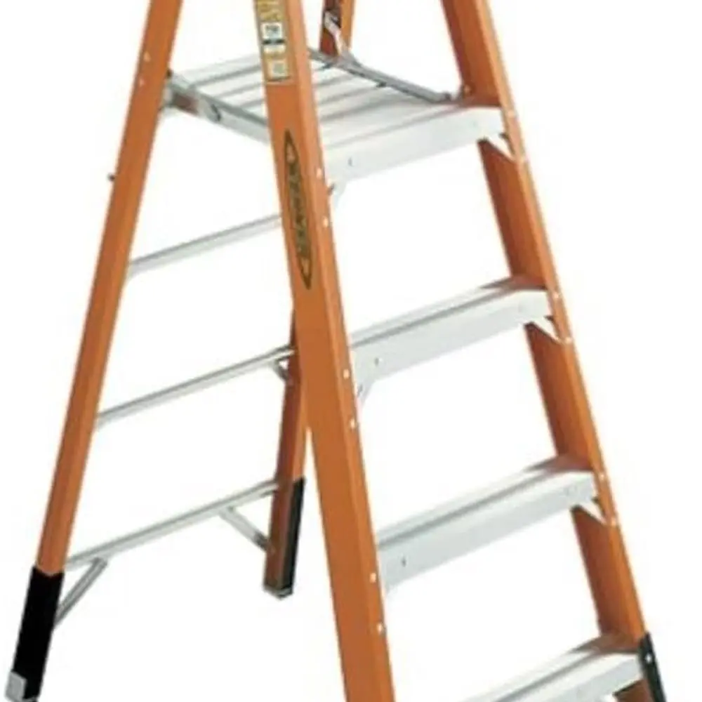 4-Foot Platform, 375 lbs Capacity, Type IAA Fiberglass Ladder