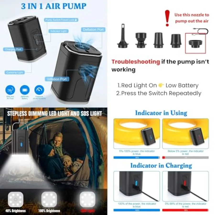 فراغ حقيبة السفر 70L توسيع الهواء حقيبة ظهر مفرغة للسفر Vacpack السفر أكياس مكنسة مع مضخة TSA قفل USB شحن #4