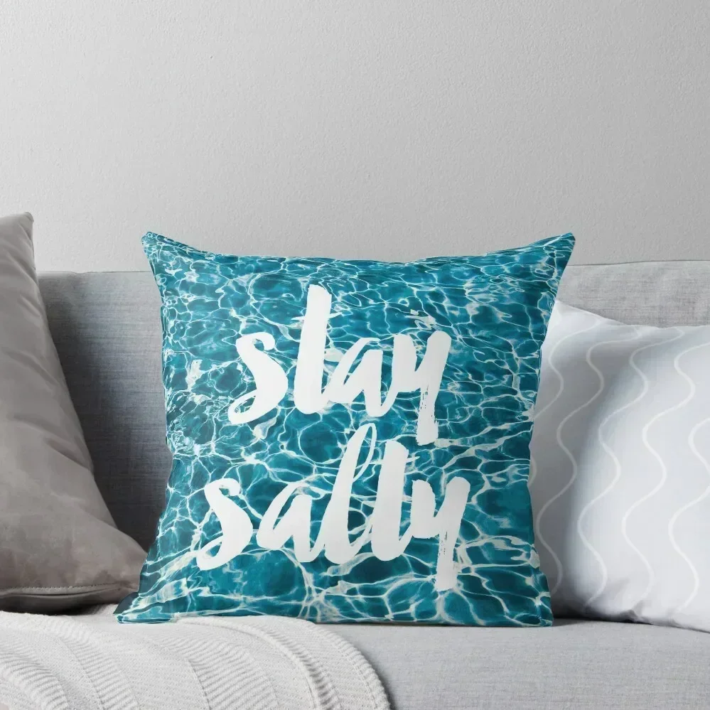 

Stay Salty Throw Pillow Luxury Pillow Cover Luxury Sofa Cushions Christmas s Covers Elastic Cover For Sofa pillow