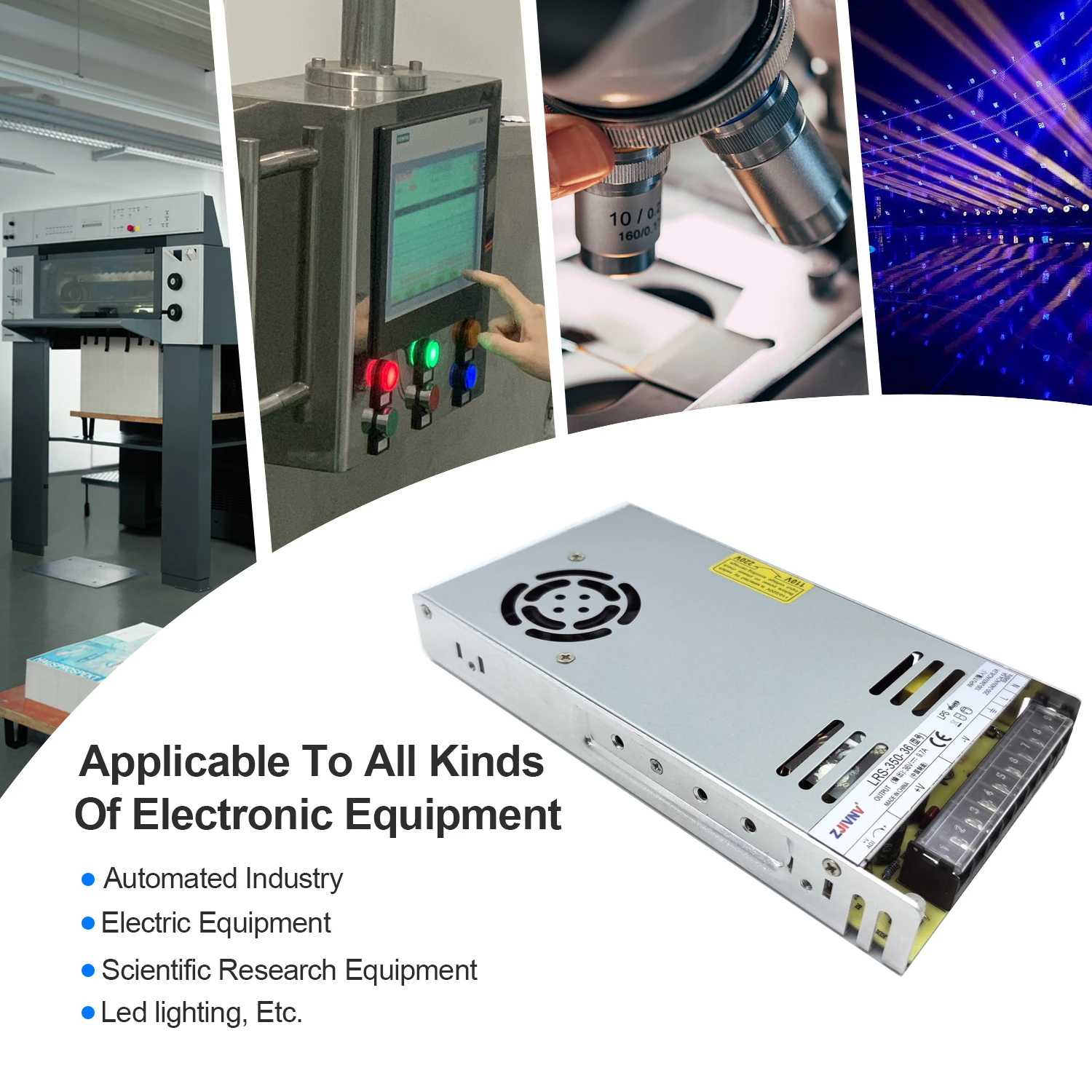 

LRS-350-12V 24V 36V 48V LRS-350-12 350W Импульсный источник питания с одним выходом 12V 29A ac-dc smps