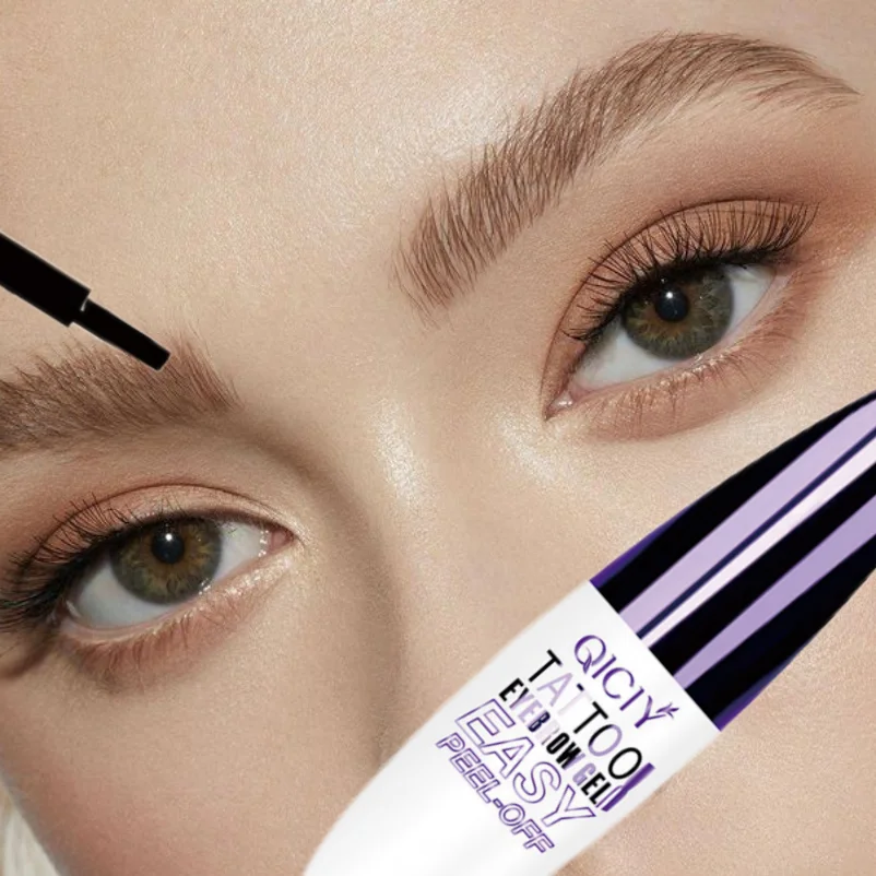 1PC Peel-Off Wenkbrauw Tattoo Gel Tint - Langdurig, Transpiratie, Waterdicht, Gemakkelijk te gebruiken, Perfect voor alle make-uplook
