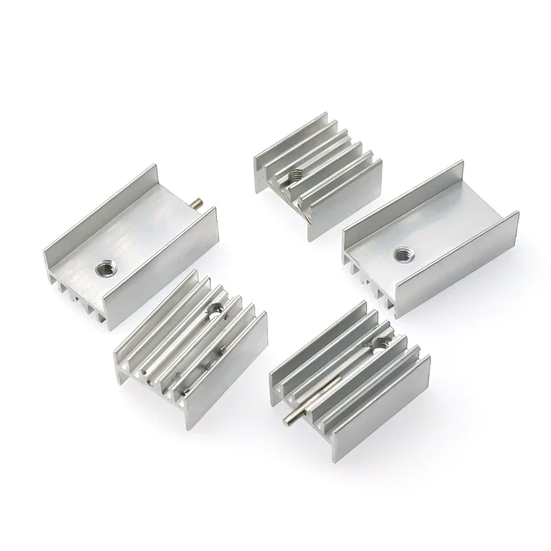 Aluminum transistor TO-220/7805 heat sink 15 * 10 * 16/20/25mm with needle electronic heat sink