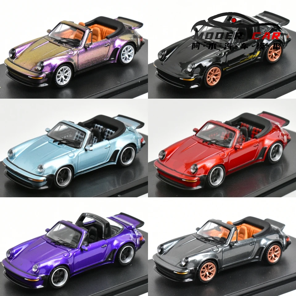 RM Rhino Model 1:64 Singer Turbo Study Cabriolet 930 Diecast Model
