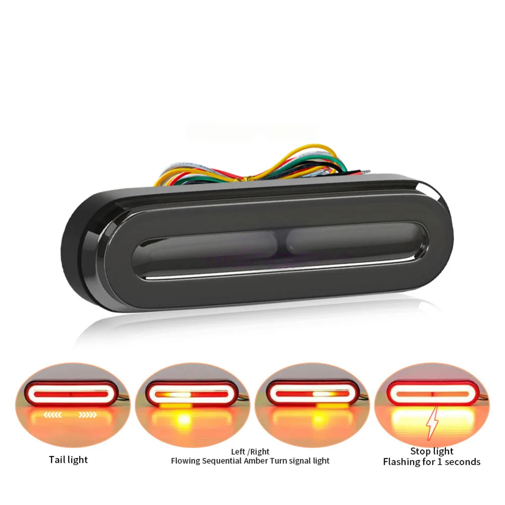 Length 125mm Electric Motorcycle Light High Universality Motorcycle Lights Car Light Assembly Wear-resistant Material