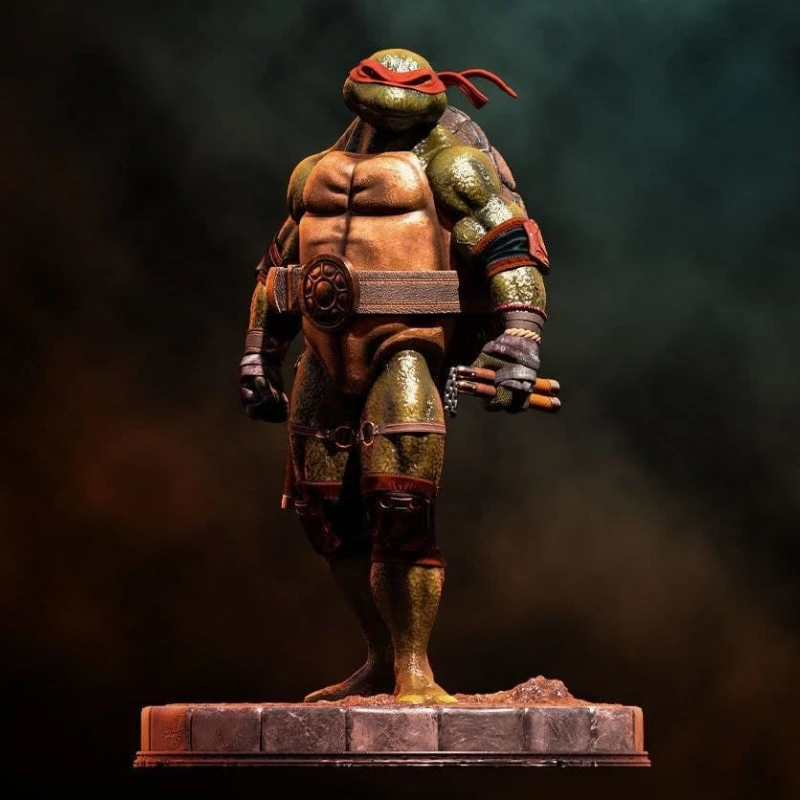 Anime Figure Fantasy Miniatures GK Turtle Heroes Diy 1/24 Scale 80mm Resin Model Kit Unassembled Dioramas Unpainted Statue Toys