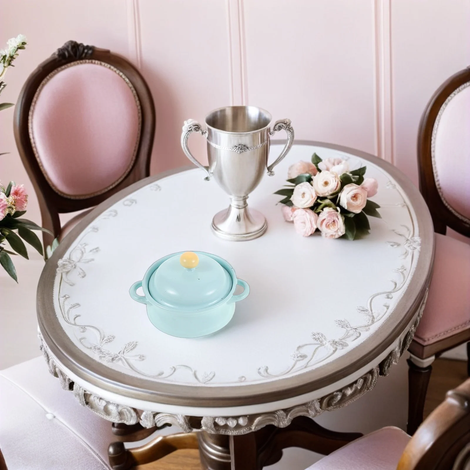 ชุดหม้อต้มขนาดเล็ก 3 ชิ้น ของเล่นจำลองครัวบ้านจิ๋ว สำหรับงานประดิษฐ์ตกแต่ง ชุดเล่นบทบาทสมมติ และอุปกรณ์จัดงานปาร์ตี้