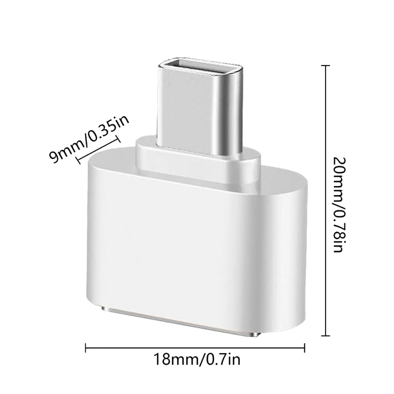 Adaptadores USB3.0 TypeC OTG TypeC USBC macho a USB convertir adaptadores OTG