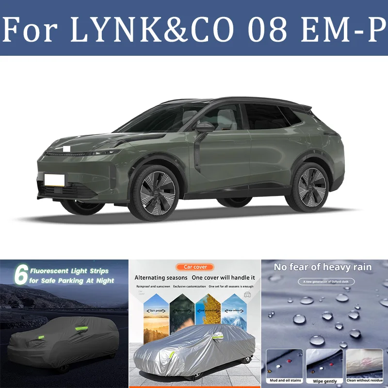 

Car cover For LYNK&CO 08 EM-P Full cover Waterproof sun protection cover Scratch resistant cars accessories