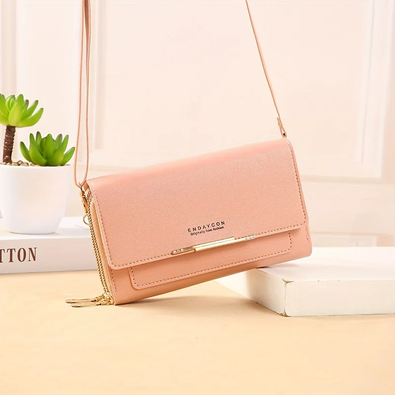 Women's Wallet Korean Handbag Multi Card Large Capacity Casual Shoulder Bag Mobile Phone Packet Fashion New Style