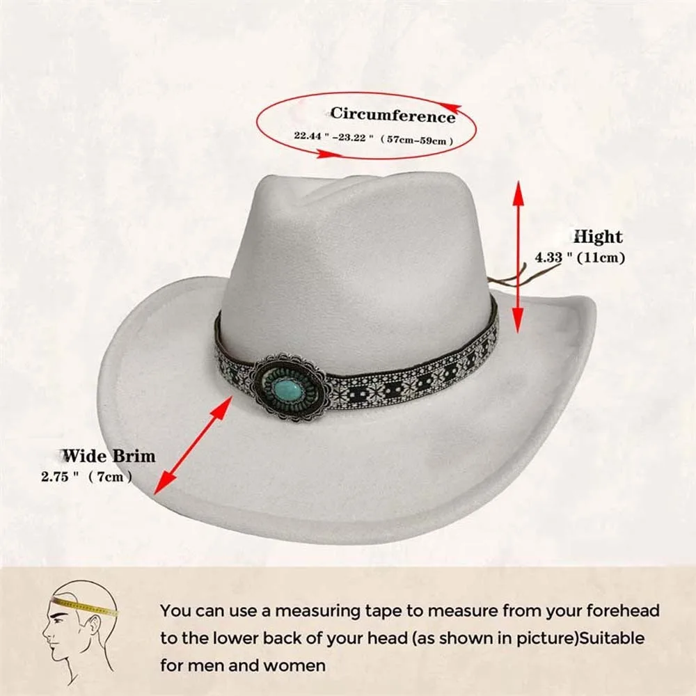 قبعة صياد السمك واسعة حافة قبعة رعاة البقر الغربية القطن الصوفية رعاة البقر قناع قبعة تنفس خفيفة الوزن قبعة التبت الراعي