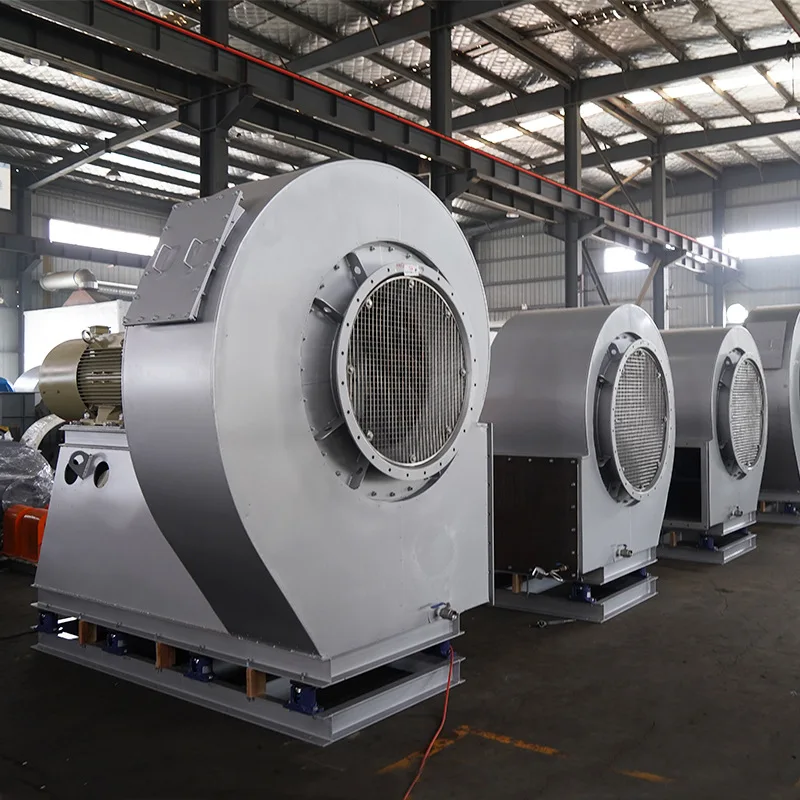 Factory Warehouse High Temperature Resistant Low Medium Pressure Smoke Ventilation Industrial Centrifugal Fan