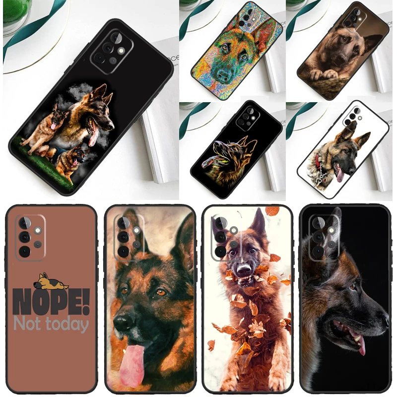 German Shepherd Dog Case For Samsung Galaxy A54 A34 A24 A14 A12 A22 A32 A42 A52 A72 A52S A51 A71 A13 A53 Cover