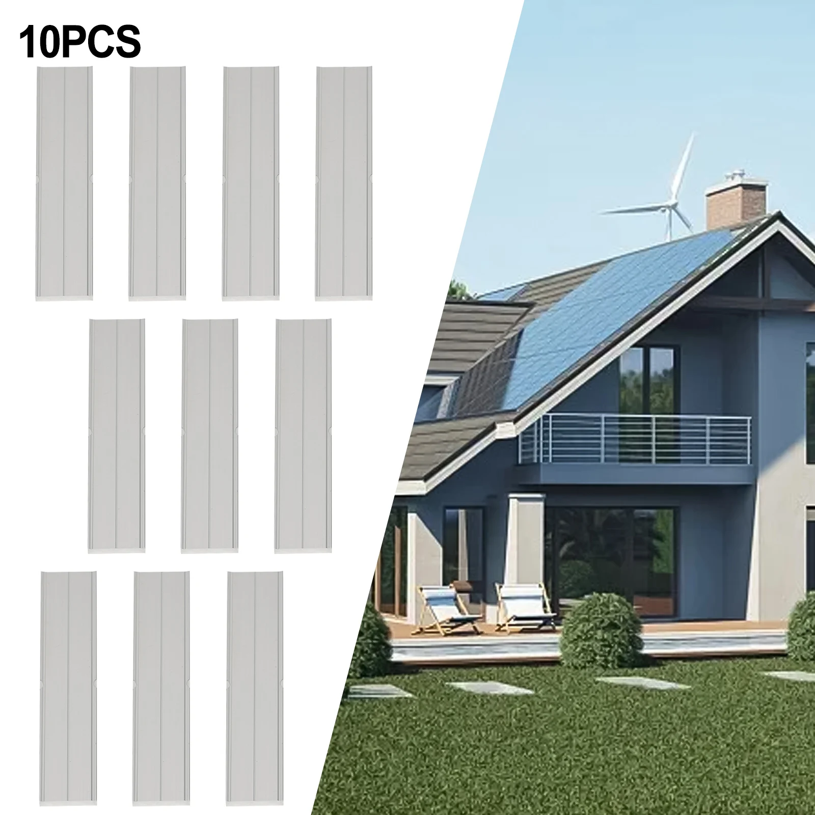 

Solar Rail Connector Profile 2410pc Slide In for 40x40 Aluminum Profiles Rail Connector Extension for Solar Panel Mounting