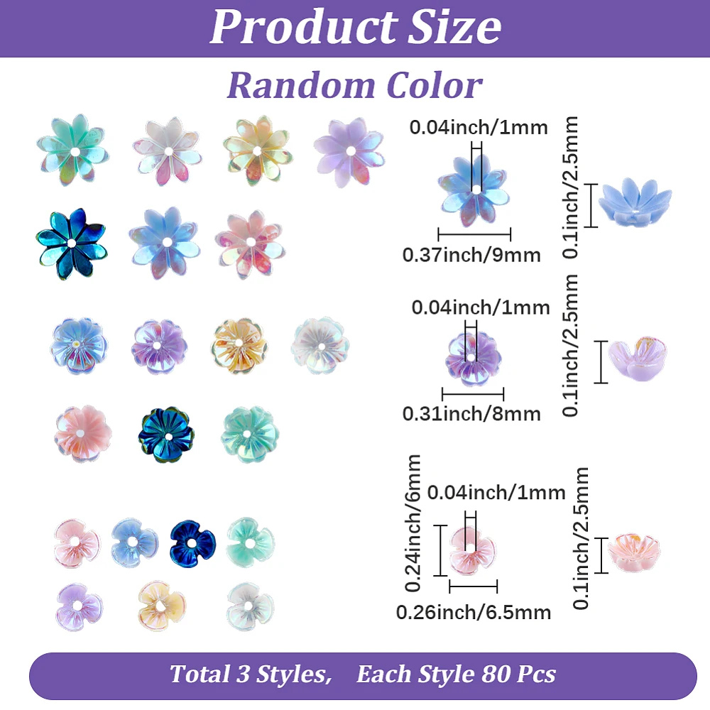 240-pecas-de-contas-de-resina-opacas-em-3-cores-com-efeito-ab-formato-de-flor-cores-mistas-6~95x65~95x25mm-furo-1mm-80-pecas-estilo