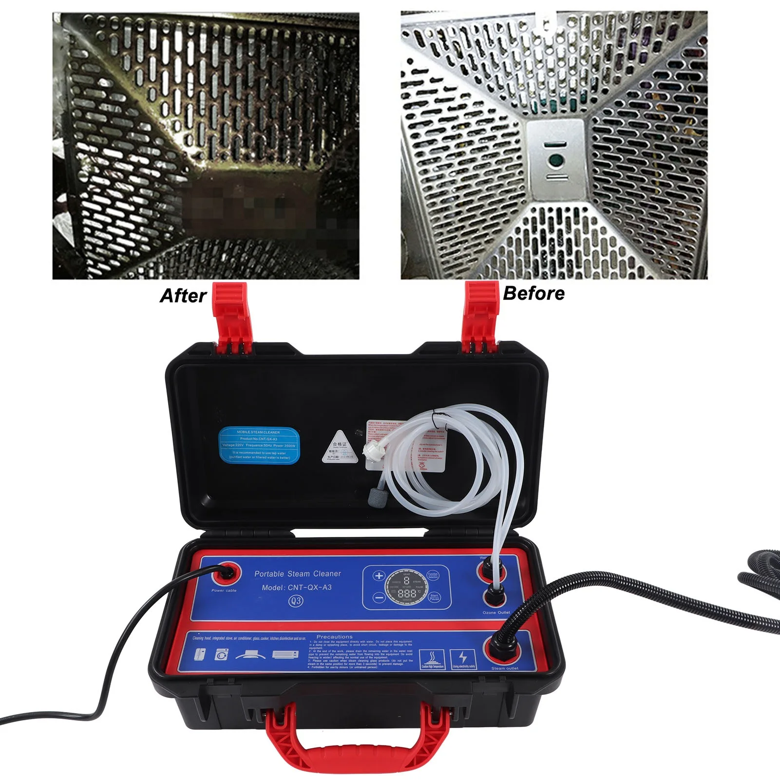 Commerical Steam Car Cleaner High Pressure Steam Cleaner Handheld Commerical High Temperature Cleaning Machine for Car Kitchen