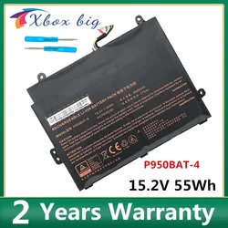 P950BAT-4 Laptop Battery For Clevo P955EP6 P950KP6 P957HR Sager NP8953 NP8955 NP8952 NP8950 6-87-P950S-52B01